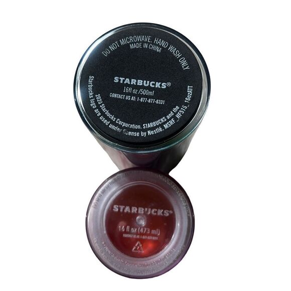 Starbucks 2020 Plastic Holiday Tumbler Set 24oz - Picture 5 of 5